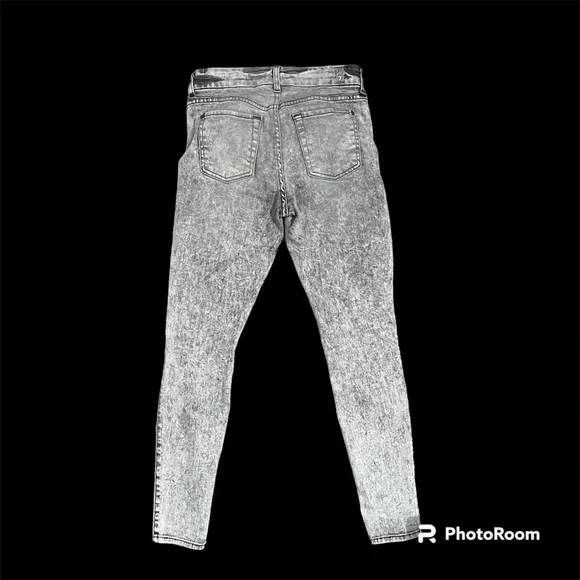 Women’s 7 for all Mankind Jeans, Midrise Ankle Skinny, Gray - Picture 11 of 11